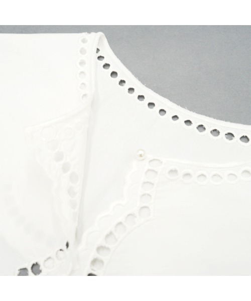 flower(フラワー)の「エデンレースカラー(付け襟・レディース・ホワイト・FREE)」の6枚目の写真