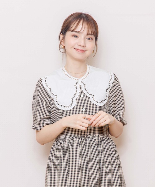 flower(フラワー)の「エデンレースカラー(付け襟・レディース・ホワイト・FREE)」の17枚目の写真