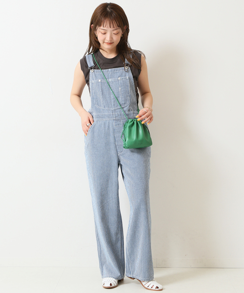 SLOBE IENA（スローブイエナ）の「LE DENIMバックオープンオーバーオール◆（サロペット/オーバーオール・レディース・ブルー系その他・38/36）」の16枚目の写真