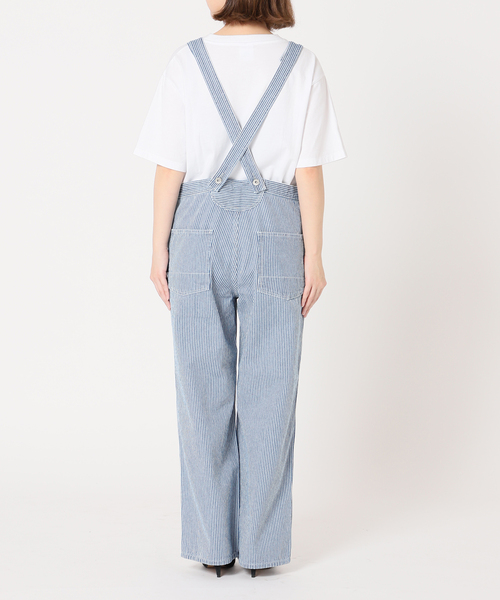 SLOBE IENA（スローブイエナ）の「LE DENIMバックオープンオーバーオール◆（サロペット/オーバーオール・レディース・ブルー系その他・38/36）」の7枚目の写真