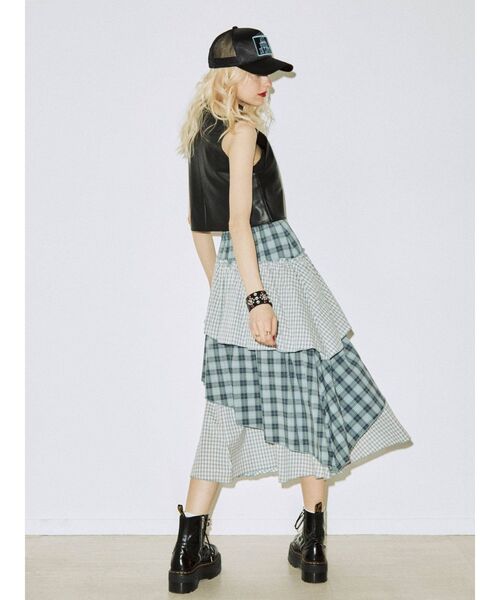 jouetie（ジュエティ）の「イレギュラーフリルスカート（スカート・レディース・ブルー/その他1/ブラック・MEDIUM）」の11枚目の写真