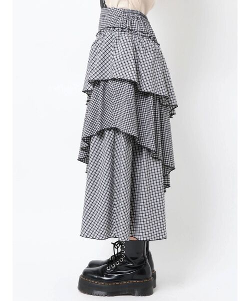 jouetie（ジュエティ）の「イレギュラーフリルスカート（スカート・レディース・ブルー/その他1/ブラック・MEDIUM）」の16枚目の写真