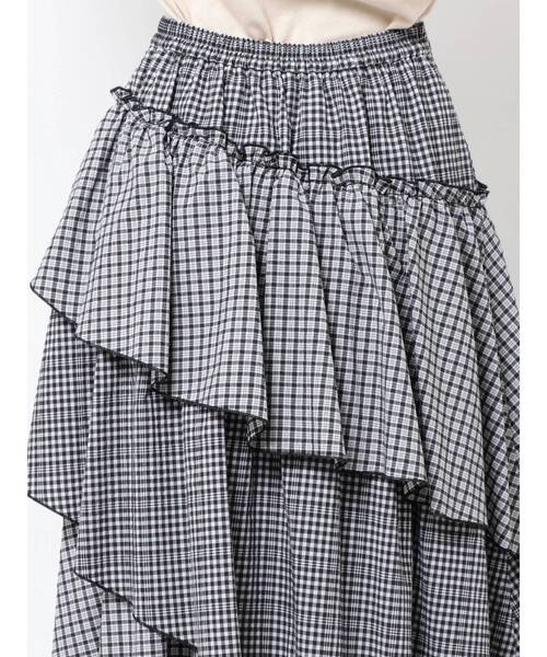 jouetie（ジュエティ）の「イレギュラーフリルスカート（スカート・レディース・ブルー/その他1/ブラック・MEDIUM）」の19枚目の写真