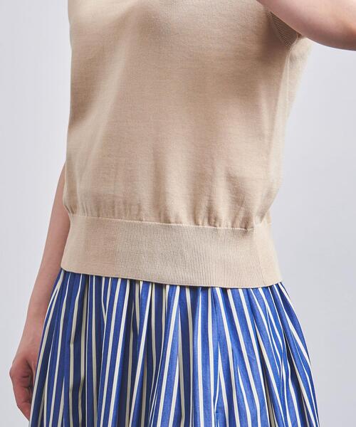 UNITED ARROWS（ユナイテッドアローズ）の「＜UNITED ARROWS＞C ボトルネック ニット Ｗ †（ニット/セーター・レディース・ベージュ/オレンジ/ブラック・FREE）」の17枚目の写真