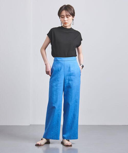 UNITED ARROWS（ユナイテッドアローズ）の「＜UNITED ARROWS＞C ボトルネック ニット Ｗ †（ニット/セーター・レディース・ベージュ/オレンジ/ブラック・FREE）」の21枚目の写真