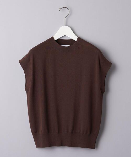 UNITED ARROWS（ユナイテッドアローズ）の「＜UNITED ARROWS＞C ボトルネック ニット Ｗ †（ニット/セーター・レディース・ベージュ/オレンジ/ブラック・FREE）」の15枚目の写真