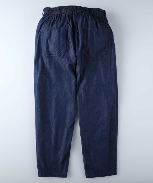 BACK NUMBER（バックナンバー）の「【接触冷感】【BACK NUMBER】「COOL」ワイドイージーパンツ（その他パンツ・メンズ・ダークインディゴブルー/オフホワイト・M/S/L）」の8枚目の写真