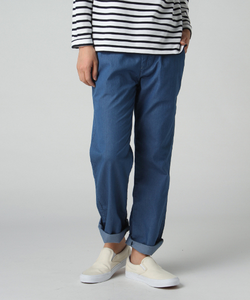 417 EDIFICE（フォーワンセブンエディフィス）の「◇デニムスラックスパンツ（デニムパンツ・メンズ・ネイビー/ブルー・LARGE/MEDIUM/SMALL）」の14枚目の写真