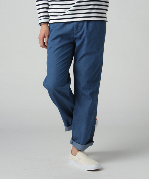 417 EDIFICE（フォーワンセブンエディフィス）の「◇デニムスラックスパンツ（デニムパンツ・メンズ・ネイビー/ブルー・LARGE/MEDIUM/SMALL）」の15枚目の写真