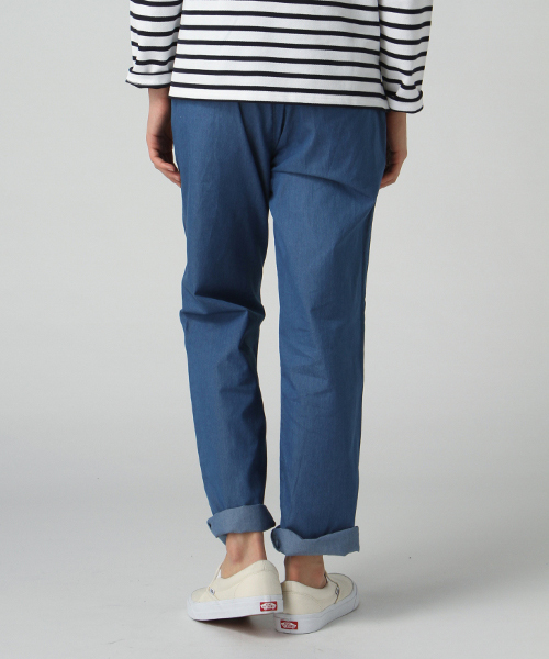 417 EDIFICE（フォーワンセブンエディフィス）の「◇デニムスラックスパンツ（デニムパンツ・メンズ・ネイビー/ブルー・LARGE/MEDIUM/SMALL）」の17枚目の写真