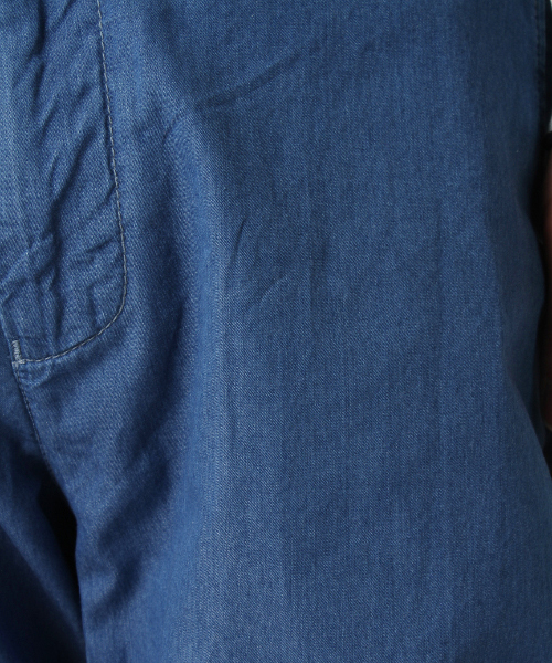 417 EDIFICE（フォーワンセブンエディフィス）の「◇デニムスラックスパンツ（デニムパンツ・メンズ・ネイビー/ブルー・LARGE/MEDIUM/SMALL）」の10枚目の写真
