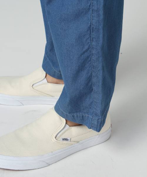 417 EDIFICE（フォーワンセブンエディフィス）の「◇デニムスラックスパンツ（デニムパンツ・メンズ・ネイビー/ブルー・LARGE/MEDIUM/SMALL）」の11枚目の写真