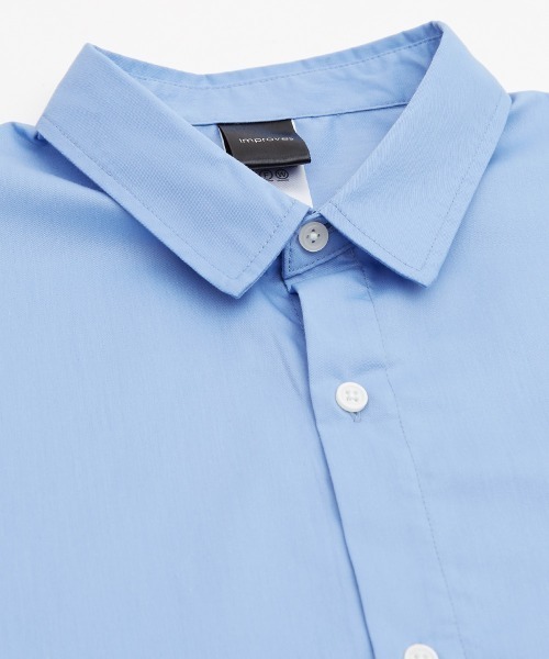 improves（インプローブス）の「【improves】ルーズフィット オーバーサイズ レギュラーカラー 長袖シャツ（シャツ/ブラウス・メンズ・ダークブラウン/ブラック/サックスブルー/グレイッシュベージュ/ホワイト・LARGE/MEDIUM）」の9枚目の写真