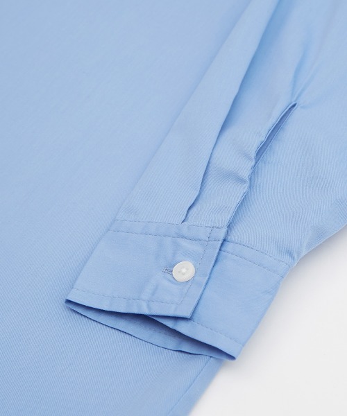 improves（インプローブス）の「【improves】ルーズフィット オーバーサイズ レギュラーカラー 長袖シャツ（シャツ/ブラウス・メンズ・ダークブラウン/ブラック/サックスブルー/グレイッシュベージュ/ホワイト・LARGE/MEDIUM）」の14枚目の写真