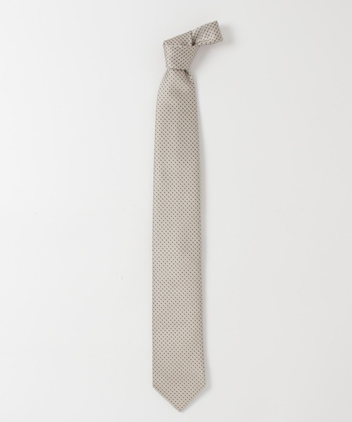 ZEGNA(ゼニア)の「シルクタイ(ネクタイ・メンズ・ベージュ・ONE SIZE)」の1枚目の写真