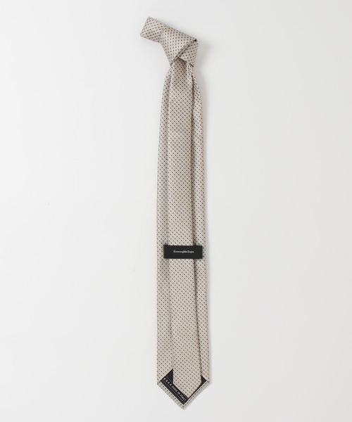 ZEGNA(ゼニア)の「シルクタイ(ネクタイ・メンズ・ベージュ・ONE SIZE)」の2枚目の写真