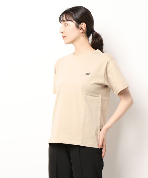 Lee(リー)の「【Lee】バックプリントTシャツ(Tシャツ/カットソー・レディース・ベージュ・M/L)」の8枚目の写真