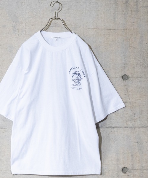 JOHN'S CLOSET(ジョンズクローゼット)の「【13】ピグメント加工バックプリントTシャツ(Tシャツ/カットソー・メンズ・チャコールグレー/グレイッシュベージュ/グリーン/ホワイト・MEDIUM/LARGE)」の20枚目の写真