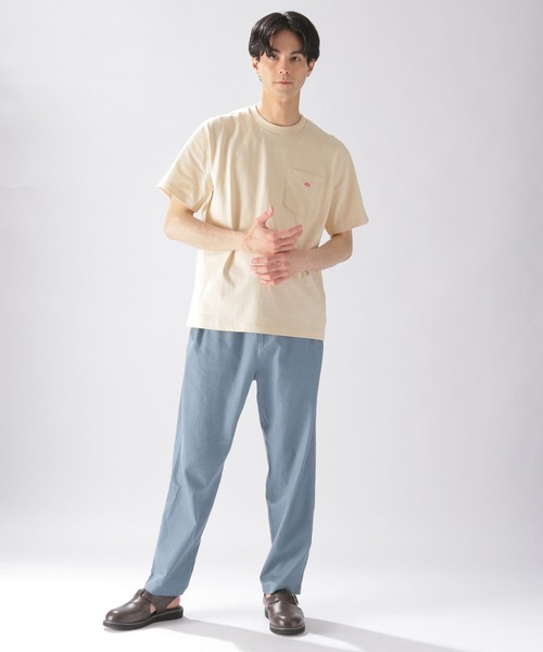 DANTON(ダントン)の「【DANTON(ダントン)】クルーネックポケットTシャツ(Tシャツ/カットソー・メンズ・ホワイト/ブラック/アイボリー・LARGE)」の6枚目の写真