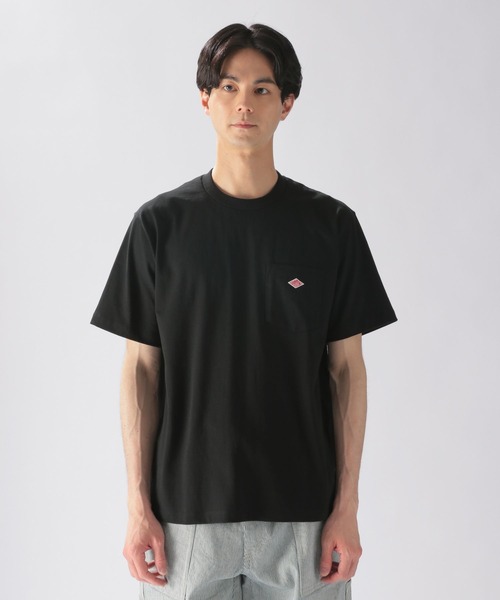 DANTON(ダントン)の「【DANTON(ダントン)】クルーネックポケットTシャツ(Tシャツ/カットソー・メンズ・ホワイト/ブラック/アイボリー・LARGE)」の7枚目の写真