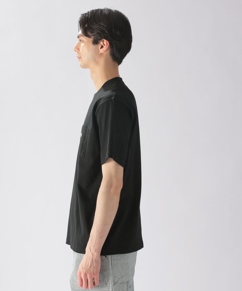 DANTON(ダントン)の「【DANTON(ダントン)】クルーネックポケットTシャツ(Tシャツ/カットソー・メンズ・ホワイト/ブラック/アイボリー・LARGE)」の8枚目の写真