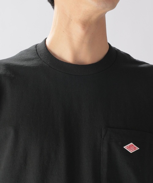 DANTON(ダントン)の「【DANTON(ダントン)】クルーネックポケットTシャツ(Tシャツ/カットソー・メンズ・ホワイト/ブラック/アイボリー・LARGE)」の10枚目の写真