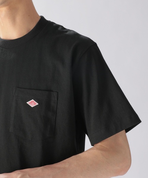 DANTON(ダントン)の「【DANTON(ダントン)】クルーネックポケットTシャツ(Tシャツ/カットソー・メンズ・ホワイト/ブラック/アイボリー・LARGE)」の11枚目の写真