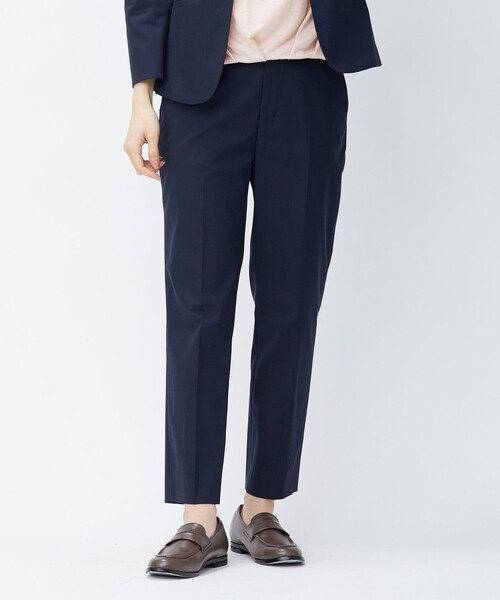 J.PRESS（ジェイプレス）の「【洗える・撥水・防汚】コットンFITTYシャーク テーパード パンツ（その他パンツ・レディース・ダルブルー系/ブラウン系/ライトグレー系/ネイビー系/ピンク系/ベージュ系・T15/T13/T17）」の4枚目の写真