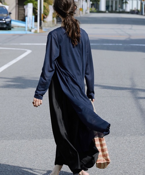 セール Uvカットロングカーディガン カーディガン ボレロ Fashion Letter ファッションレター のファッション通販 Zozotown