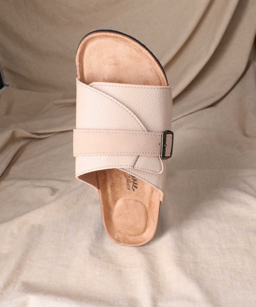 Right-on（ライトオン）の「テープベルトサンダル（サンダル・メンズ・ベージュ/ブラック・L/M）」の10枚目の写真