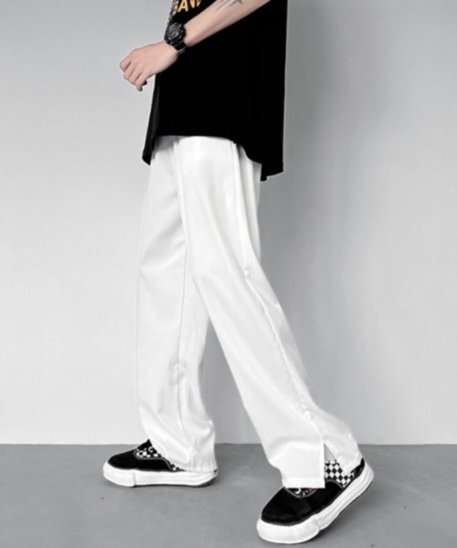 MGV(エムジーヴィー)の「サイドスリットストレートパンツ(その他パンツ・メンズ・ホワイト/ブラック/グレー・MEDIUM/LARGE/X-LARGE)」の17枚目の写真