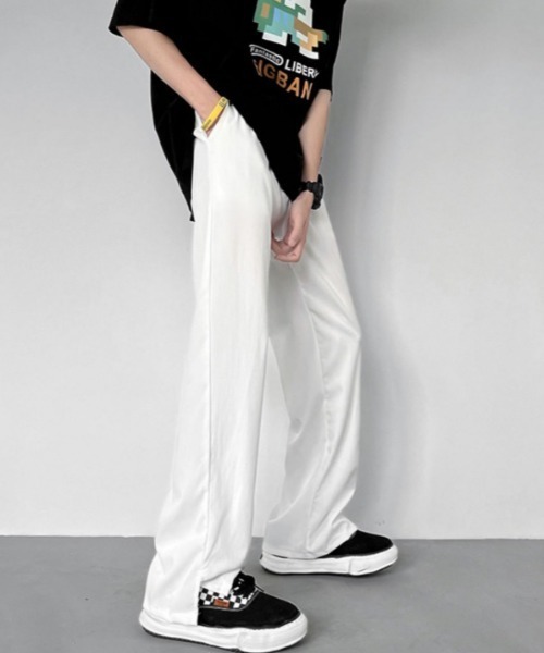 MGV(エムジーヴィー)の「サイドスリットストレートパンツ(その他パンツ・メンズ・ホワイト/ブラック/グレー・MEDIUM/LARGE/X-LARGE)」の19枚目の写真