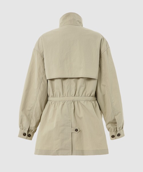 LOW CLASSIC(ロウ クラシック)の「PUCKERING FIELD JACKET(ナイロンジャケット・レディース・カーキ・S/XS)」の7枚目の写真