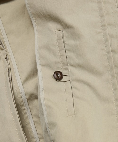 LOW CLASSIC(ロウ クラシック)の「PUCKERING FIELD JACKET(ナイロンジャケット・レディース・カーキ・S/XS)」の6枚目の写真