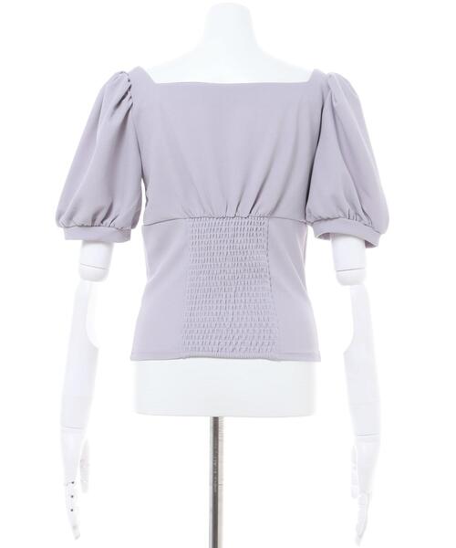 INGNI(イング)の「カシュクールトップス(Tシャツ/カットソー・レディース・ブラック/パープル/グレー系その他・M)」の6枚目の写真