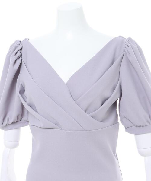 INGNI(イング)の「カシュクールトップス(Tシャツ/カットソー・レディース・ブラック/パープル/グレー系その他・M)」の7枚目の写真