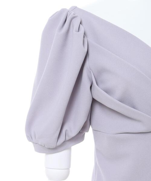 INGNI(イング)の「カシュクールトップス(Tシャツ/カットソー・レディース・ブラック/パープル/グレー系その他・M)」の8枚目の写真