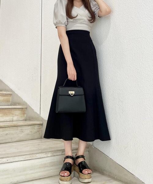 INGNI(イング)の「カシュクールトップス(Tシャツ/カットソー・レディース・ブラック/パープル/グレー系その他・M)」の12枚目の写真