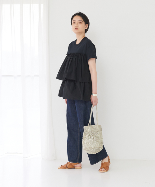 BIANCA（ビアンカ）の「【BIANCA】 レザークロスサンダル（サンダル・レディース・ホワイト/ブラック/キャメル・37/39/38）」の12枚目の写真