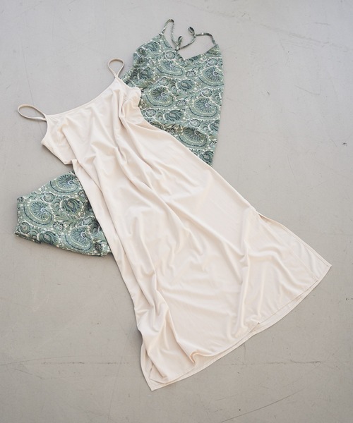 Andemiu（アンデミュウ）の「ペチコートワンピース347202（ワンピース・レディース・ライトグレー/ブラック/ライトベージュ・FREE）」の4枚目の写真