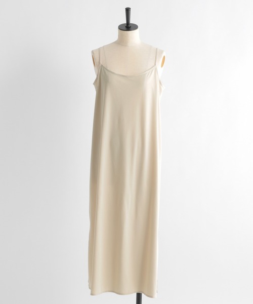 Andemiu（アンデミュウ）の「ペチコートワンピース347202（ワンピース・レディース・ライトグレー/ブラック/ライトベージュ・FREE）」の5枚目の写真