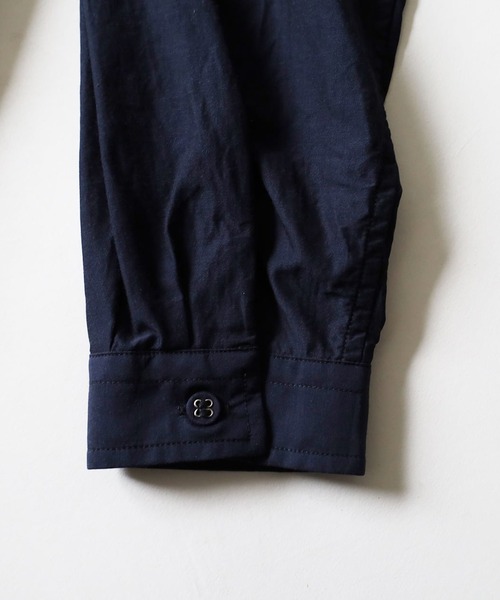 WHITE MOUNTAINEERING(ホワイトマウンテニアリング)の「LONG SLEEVES SHIRT(シャツ/ブラウス・メンズ・ブラック/ネイビー・1/0)」の9枚目の写真