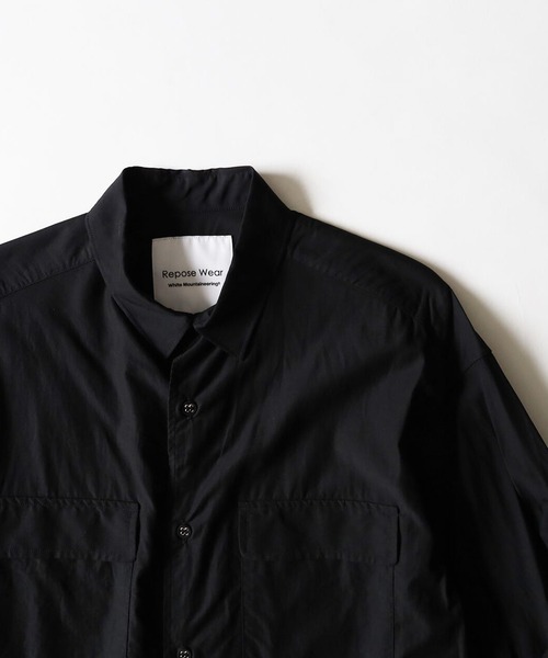 WHITE MOUNTAINEERING(ホワイトマウンテニアリング)の「LONG SLEEVES SHIRT(シャツ/ブラウス・メンズ・ブラック/ネイビー・1/0)」の5枚目の写真