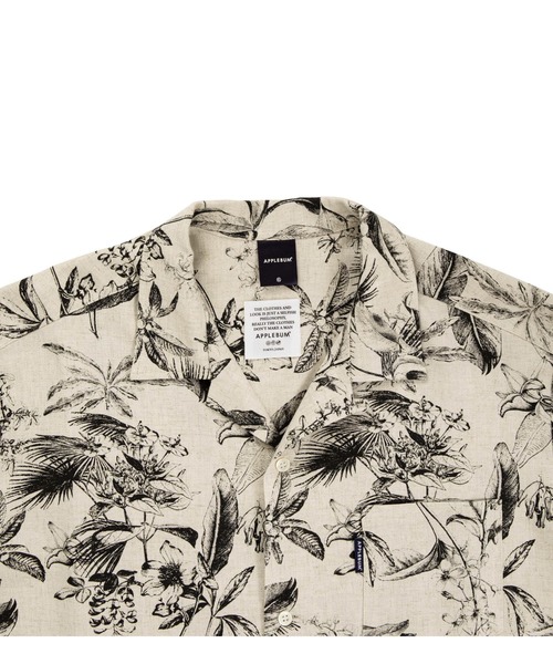 APPLEBUM(アップルバム)の「Rayon Linen S/S Aloha Shirt(Tシャツ/カットソー・メンズ・ベージュ/ブラウン・MEDIUM/LARGE/X-LARGE)」の12枚目の写真