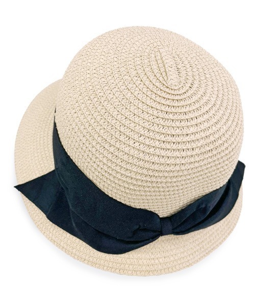 polcadot（ポルカドット）の「ぺーパーブレード ロールクロッシェ（ハット・レディース・ブラウン/ベージュ/ブラック・FREE）」の8枚目の写真