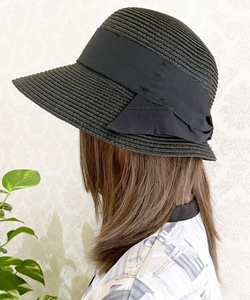 polcadot（ポルカドット）の「ぺーパーブレード ロールクロッシェ（ハット・レディース・ブラウン/ベージュ/ブラック・FREE）」の15枚目の写真