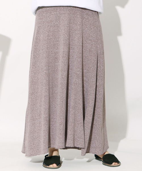 CAL.Berries(カルベリーズ)の「CAL.Berries/カルベリーズ BOARD WALK MAXI SKIRT WOMEN'S マキシスカート(スカート・レディース・ダークネイビー/ブラウン/ネイビー・S)」の18枚目の写真