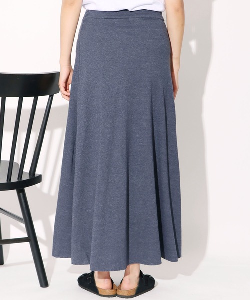 CAL.Berries(カルベリーズ)の「CAL.Berries/カルベリーズ BOARD WALK MAXI SKIRT WOMEN'S マキシスカート(スカート・レディース・ダークネイビー/ブラウン/ネイビー・S)」の15枚目の写真