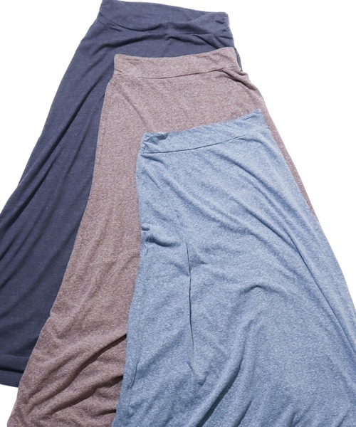 CAL.Berries(カルベリーズ)の「CAL.Berries/カルベリーズ BOARD WALK MAXI SKIRT WOMEN'S マキシスカート(スカート・レディース・ダークネイビー/ブラウン/ネイビー・S)」の14枚目の写真