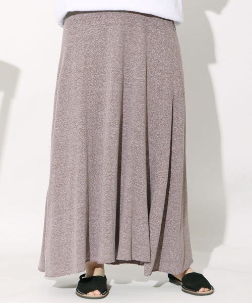 CAL.Berries(カルベリーズ)の「CAL.Berries/カルベリーズ BOARD WALK MAXI SKIRT WOMEN'S マキシスカート(スカート・レディース・ダークネイビー/ブラウン/ネイビー・S)」の20枚目の写真
